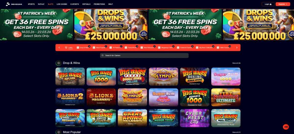 36Vegas Casino